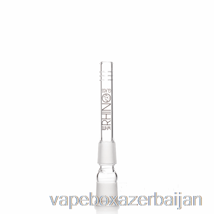 Vape Azerbaijan White Rhino 19/19 Glass Downstem 4inch